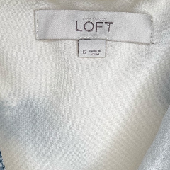 LOFT splatter bubble hem empire waist dress - Picture 8 of 8